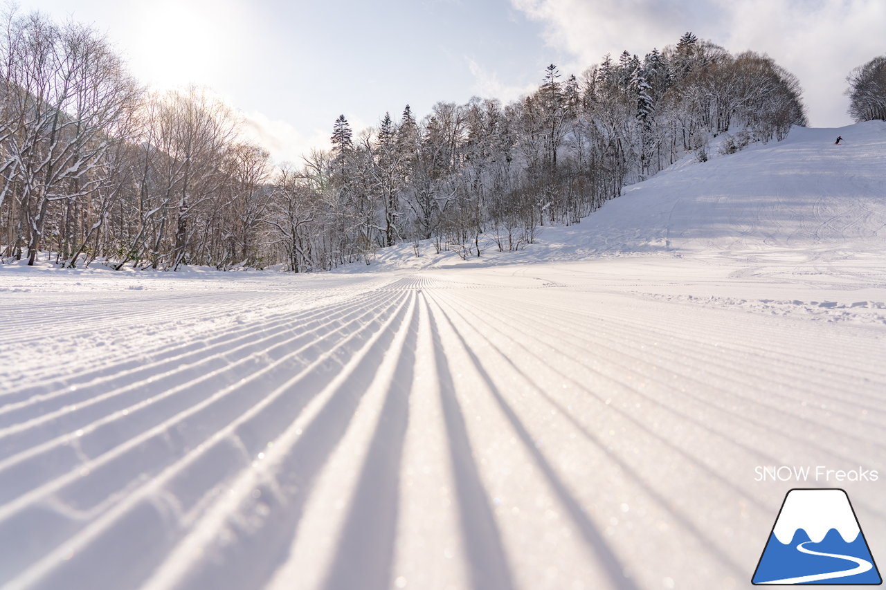 札幌国際スキー場｜積雪100cm超え！名物の急斜面『ダウンヒルコース』を含む、全てのコースが気持ち良～く滑走可能です(^^)/